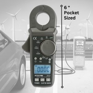 Metravi Pro EV-C1 Digital TRMS AC/DC Clamp Meter