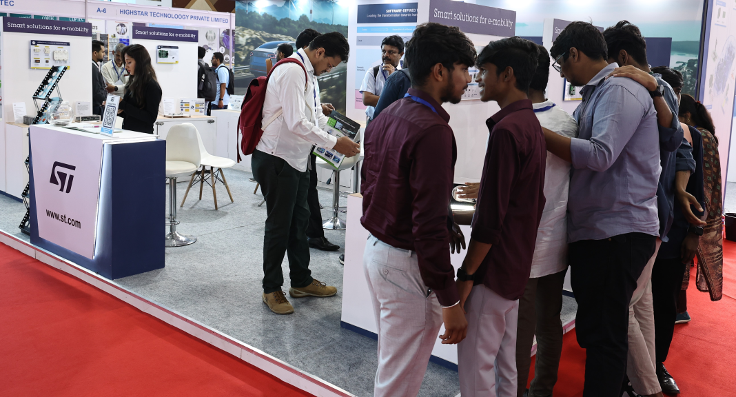STMicro Showcased Connected, Autonomous and Electric Mobility Solutions at Auto EV India 2023 STMicro Showcased Connected, Autonomous and Electric Mobility Solutions at Auto EV India 2023