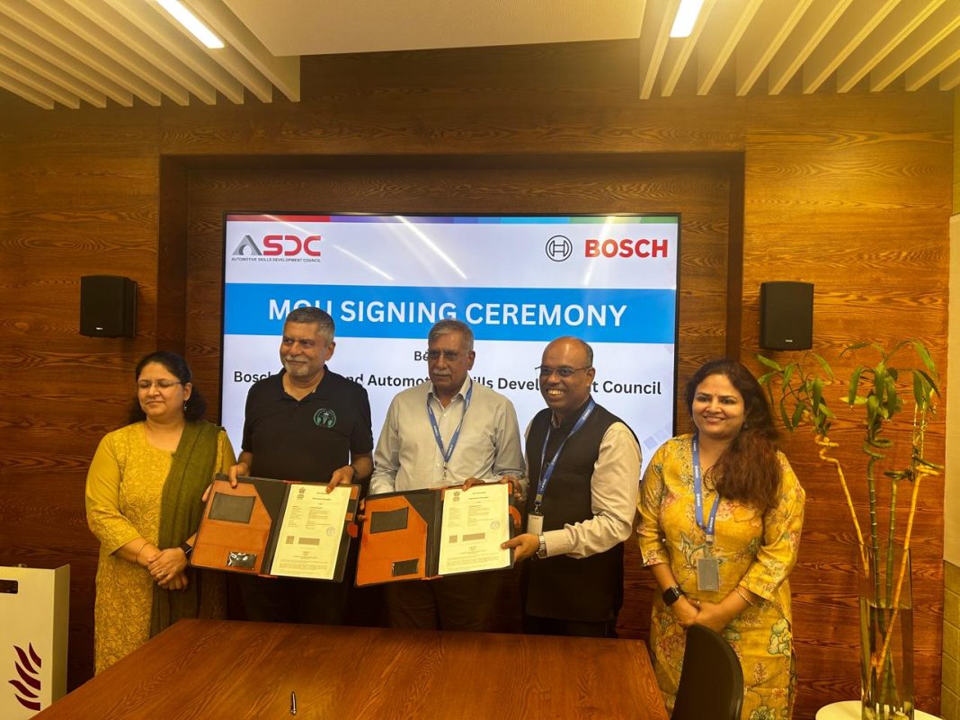 Ministry of Skill Development and Entrepreneurship launches a training program in collaboration with Bosch Limited Ministry of Skill Development and Entrepreneurship launches a training program in collaboration with Bosch Limited