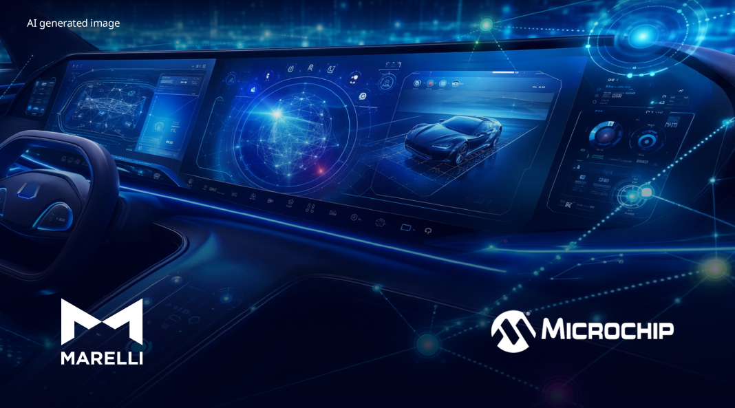 Microchip and Marelli Develop Open-Standard Display Connectivity Solution for Software-Defined Vehicles