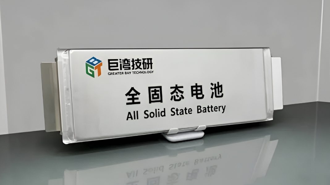 Greater Bay Technology Begins Solid-State Battery Production for Next-Generation EVs